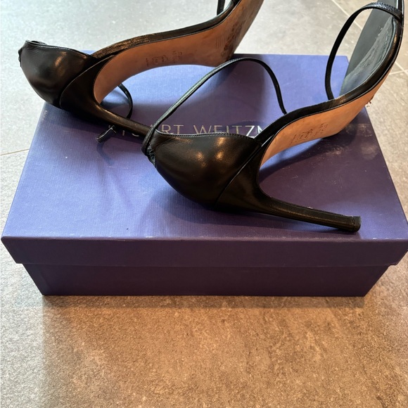 Stuart Weitzman black size 10 3 inch dressy heel excellent condition - Picture 3 of 4